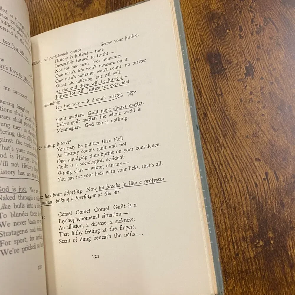 J.B. a Play in Verse by ARCHIBALD MacLEISH 1958 Thirteenth Printing HC